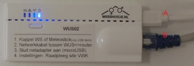 Aansluiten MeteoBridge (ASUS)